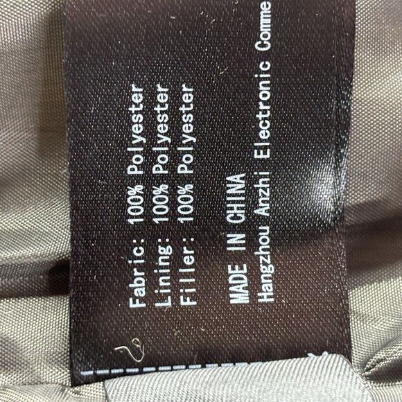 Wantdo Jacket Mens XL Black Hooded Puffer Parka Faux Fur Trim Winter Coat - Picture 11 of 13